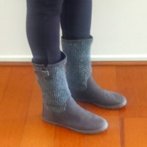 UGG boots, grey warm. Size 10, small will fit size 9. Like new condition